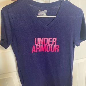 Lot of 5 Under Armor shirts; all used but great condition; size Adult Small